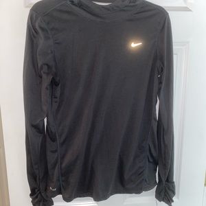 nike swoop neck hoodie